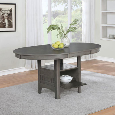 Oval Extension Leaf Dining Table