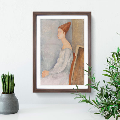 Jeanne Hebuterne Vol.3 by Amedeo Modigliani - Picture Frame Painting