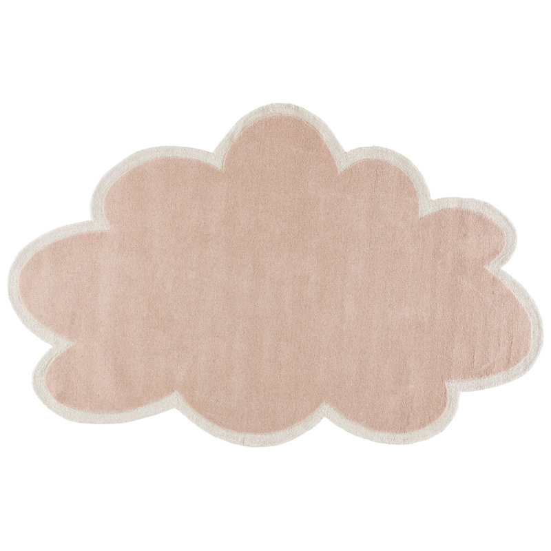 Tapis en laine touffeté à la main Wareham Kids, Nouveauté 5 pi x 8 pi