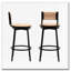 Tabourets de bar chaises de comptoir pivotantes avec structure en métal-1024984801