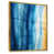 Toile avec cadre flottant or