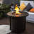 Propane Round Fire Table 40000BTU Propane Fire Pit Table