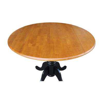 Table de salle à manger extensible en bois manufacturé 29,49 po H