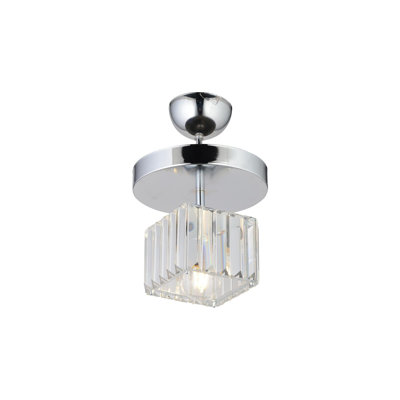 Plafonnier semi-encastré 1 lumière 7,87 po Endres