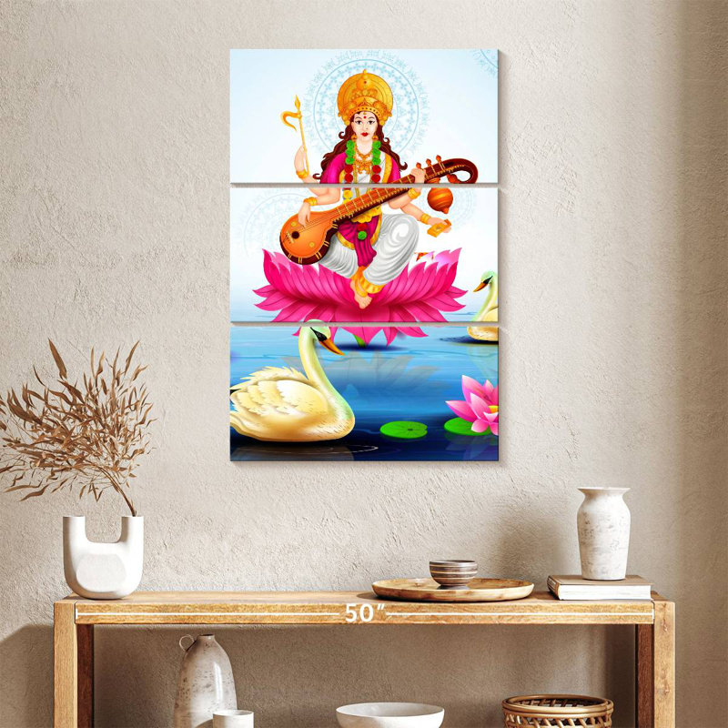 Adella Saraswati, 38" H x 24" W