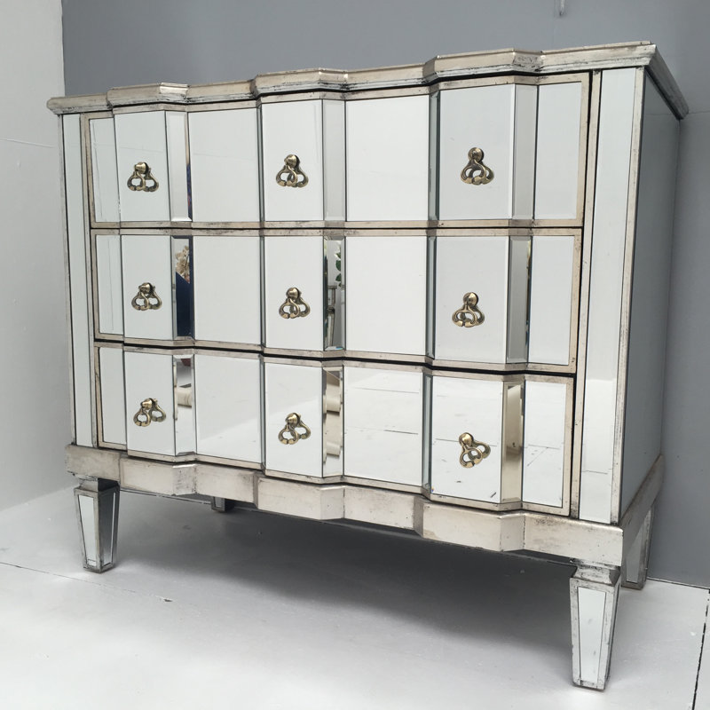 Ryland Solid Wood 103cm W 3 - Drawer Chest of Drawers
