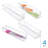 iDesign Set of 4 Stackable Pantry Storage Bins with Handles - Clear