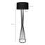 Lampe sur pied industrielle moderne, 100% métal, hauteur 61,0 pouces, couleur noire, douille E27 de 40 W maximum | Capuchon en tissu élégant, parfait pour la décoration de la maison et du bureau, conception élégante de couleur unie pour un look contemporain-224271958-224271977