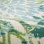Tapis d'extérieur Sunshine Modern Plant Design Performance - vert / bleu / ivoire-83453880
