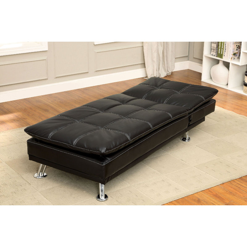 Fauteuil futon à dossier étroit Hauser