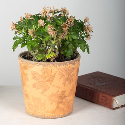 Cache pot de ciment