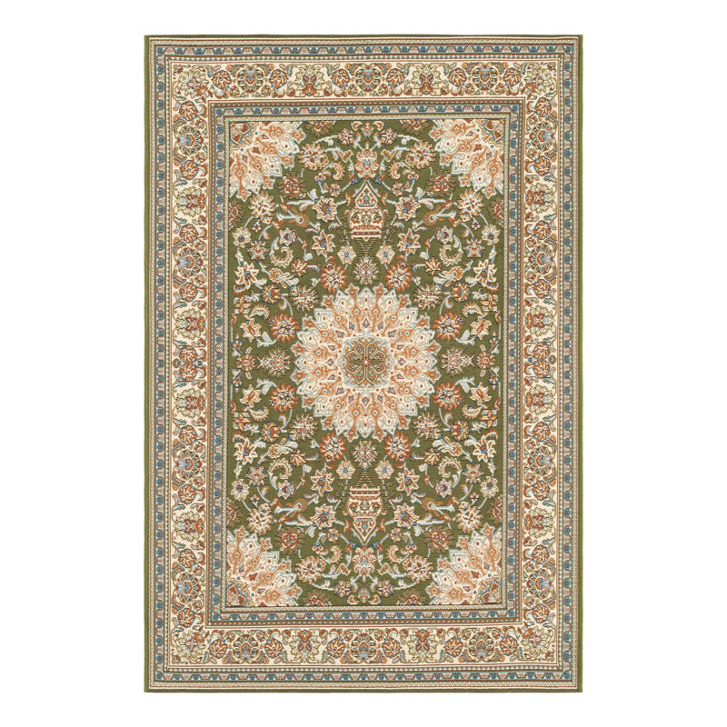 Indoor/Outdoor Traditional Area Rug, Rectangle 4'1" x 6'1"