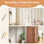 Cat Wall Scratcher, 67" Tall Kitten Scratching Post, DIY Cat Tree, Natural Sisal & Jute, Wall-Mounted Scratcher, Space-Saving