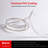 40FT Commercial Sync RGB LED Neon Rope Light 120V Plug-in Neon Strip Light Remote Control Connectable Cuttable IP65 Waterproof for Indoor and Outdoor Holiday Christmas Home Décor Diameter 10x18mm