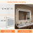 UL Listed Frameless LED Light Anti-Fog Wall Bathroom Vanity Mirror with Backlit & Frontlit-91383703