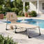 Fauteuil de bronzage pliable avec trous pour le visage et les accoudoirs pour la plage-1241758583