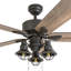Ventilateur de plafond 52 po avec lumière DEL Sivan-1104686146
