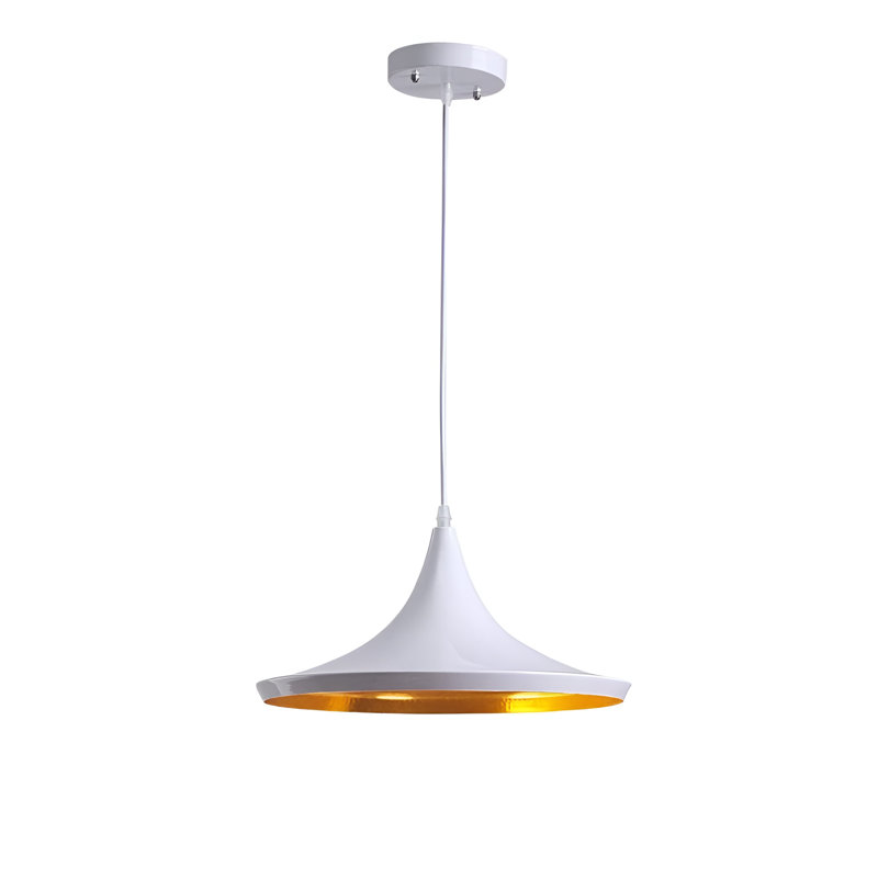 Gold Interior 1-light Shade Island Pendant Lamp