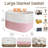 Extra Large Clothes Storage Basket, 62L Cotton Rope Laundry Basket with Handles – Foldable Storage Bin for Blankets, Pillows and Toys-223496956