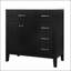 Meuble-lavabo noir de 36 pouces avec lavabo, structure solide, panneau de fibres à densité moyenne et beaucoup de rangement pour les salles de bain modernes-1794539500