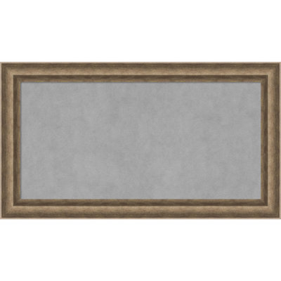 Tableau magnétique angulaire à cadre en bronze