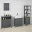 Knott 60cm Single Bathroom Vanity Base Only-2040056200