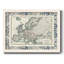 Border Map of Europe - Reproduction d'un seul cadre photo sur toile-623568090-623568096
