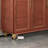Walnut Aluminium alloy Shoe Storage