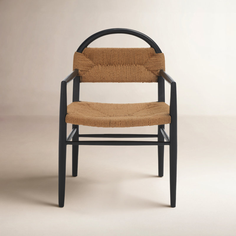 Kashmir 18.11'' H Armchair, Brown, Black