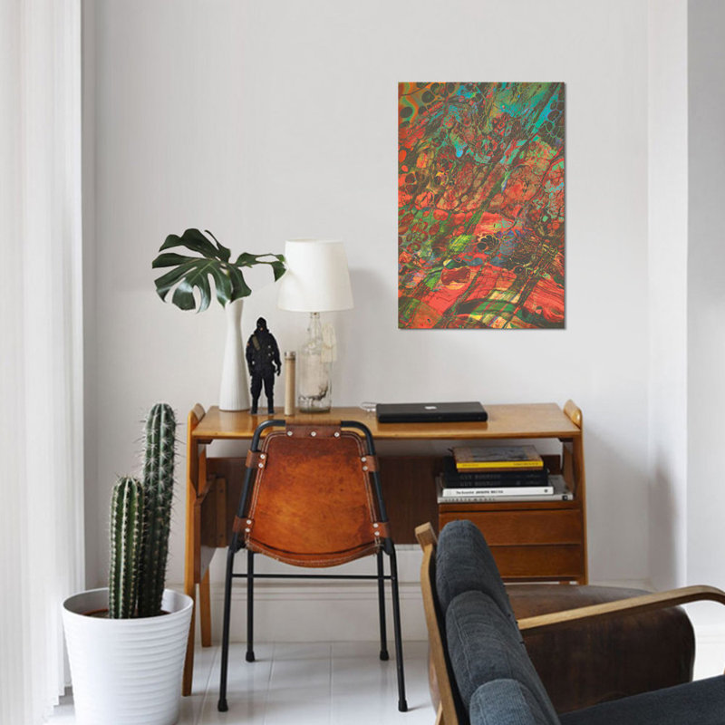 «Nourrissez votre tête III», impression sur toile, H 12 po x l 8 po x P 0,75 po, Toile tendue, Pas de tapis