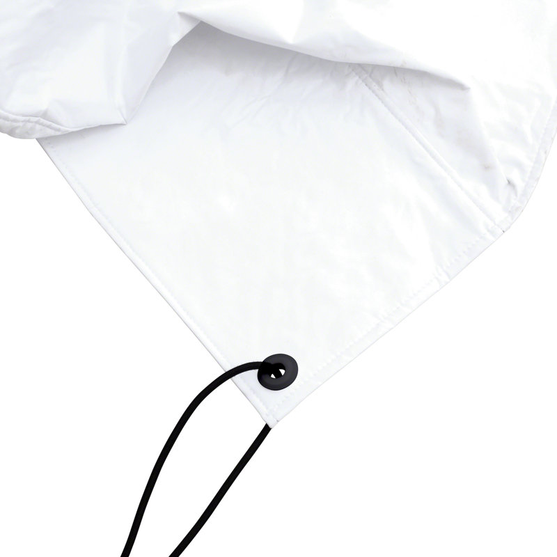 Enjoliveur de roue élastique Ayvrie, H 30 po x l 8 po x P 60 po, Blanc neige