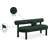 Boucle Upholstered Bench-80798295