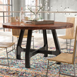 Lympsham Adjustable Height Round Dining Table