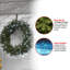The Holiday Aisle® Memory-Shape Norwood Fir Wreath with White LED Lights-1557272617