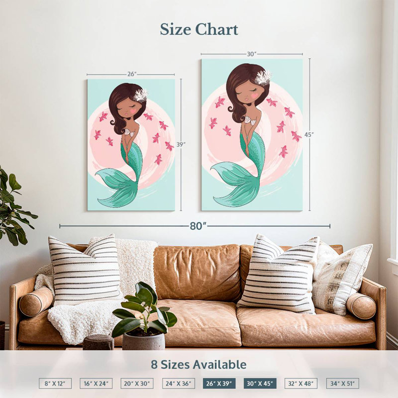 Ashelle Hawaiian Mermaid, 39" H x 26" W