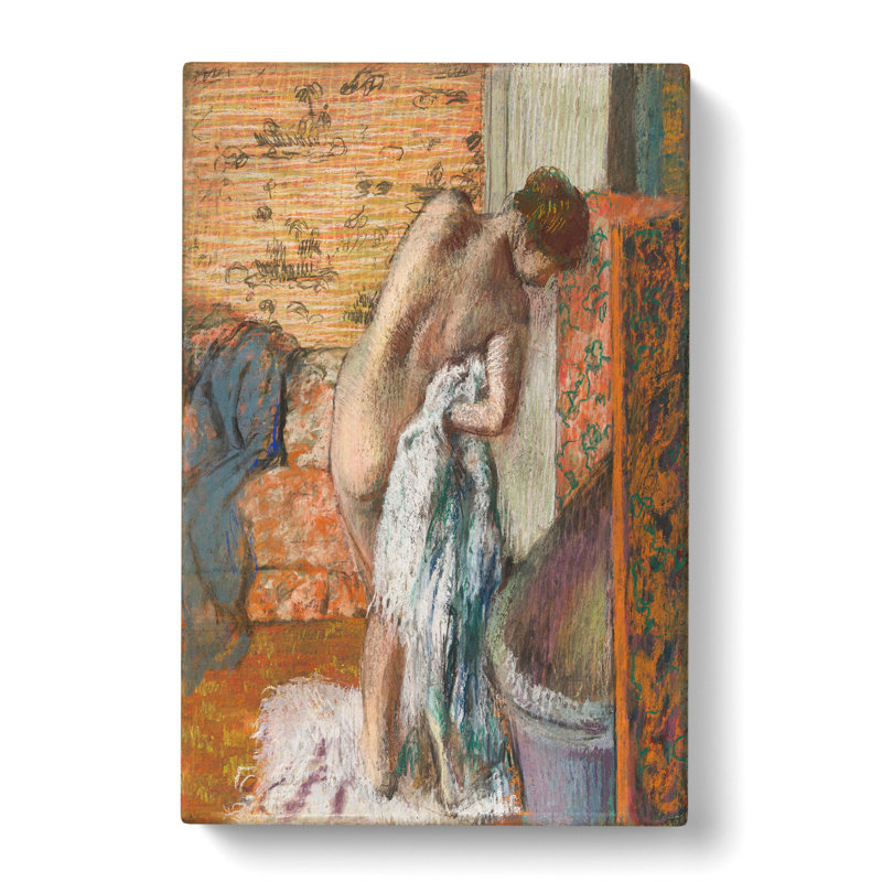Nude Woman Vol.3 by Edgar Degas - Wrapped Canvas Painting, 50cm H x 35cm W x 3cm D