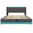Upholstered Bed With Storage, Rgb Lights And Usb Ports-924708317-924708319