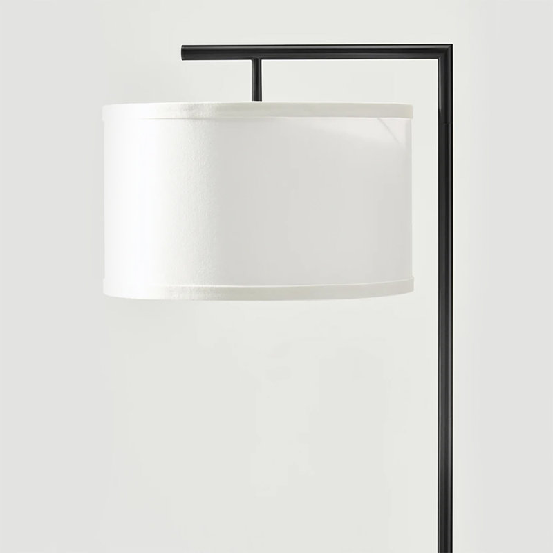 Montage Modern Floor Smart Lamp with LED Light & Shade, Black