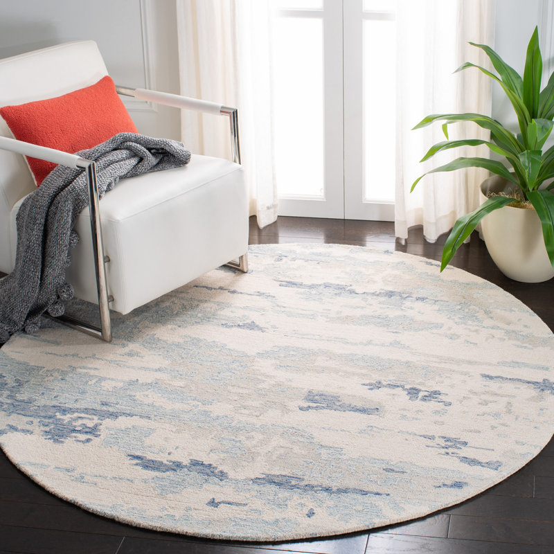 Jahiem Handmade Tufted Wool Multicolor Rug, Runner 2'3" x 16'