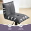 Vintage Upholstered Faux Leather Height Adjustable Bar Stools 360 Swivel-872569487