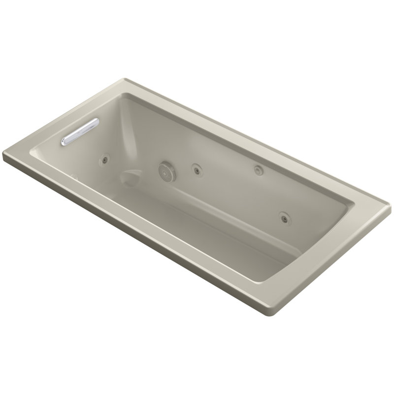Archer 60" x 30" Drop-in Whirlpool, Sandbar