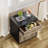 Trisca 70.8" W L-Shaped Executive Desk with Storage Cabinet-163630408