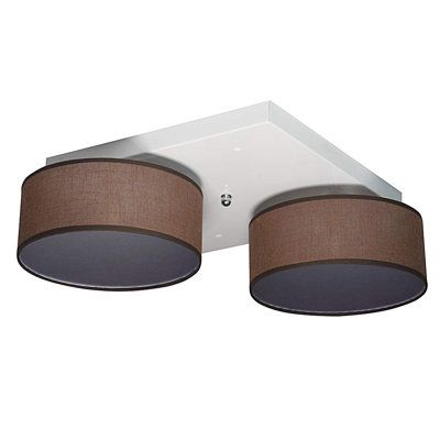 Pulley Fabric Semi Flush Mount