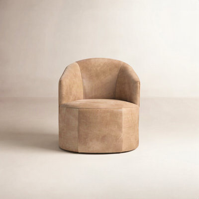 Deryn Upholstered Swivel Barrel Chair