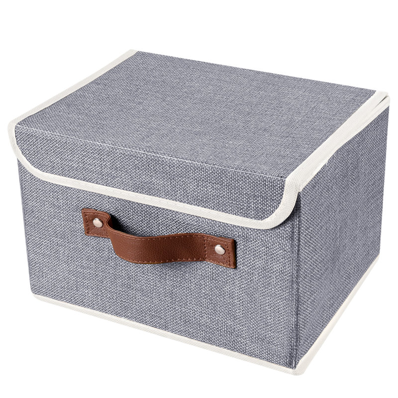 Ensemble de boîtes en tissu, H 10 po x l 155 po x P 10 po, Gris