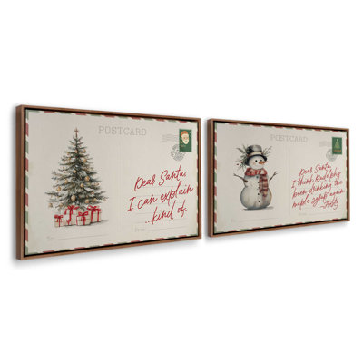 Dear Santa Diaries, reproduction d'art sur toile