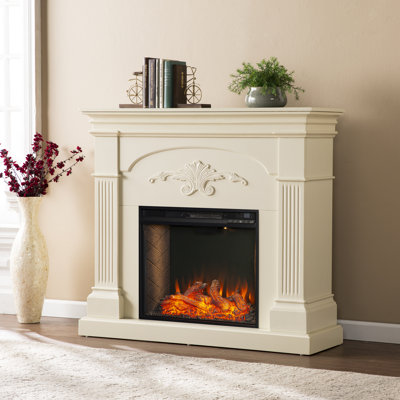 Brandon Criss-Cross Electric Electric Fireplace