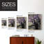 Reproduction florale vintage avec encadrement CCLxx - bois massif-718699460-718699466