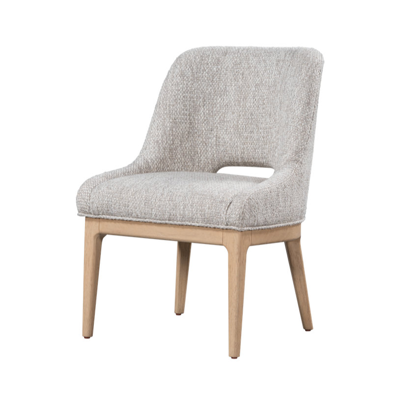 Cove Upholstred Wood Dining Chair Frothed LattePerformance Fabric