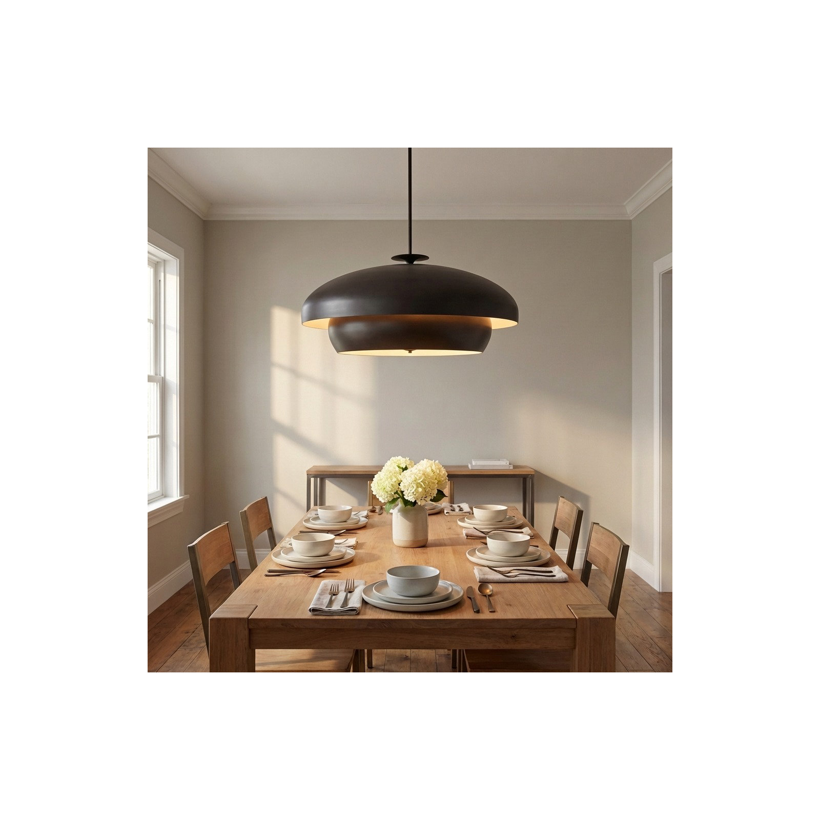 Solene Chandelier, Aged Iron, 10, 16.75" H x 36" W x 36" D